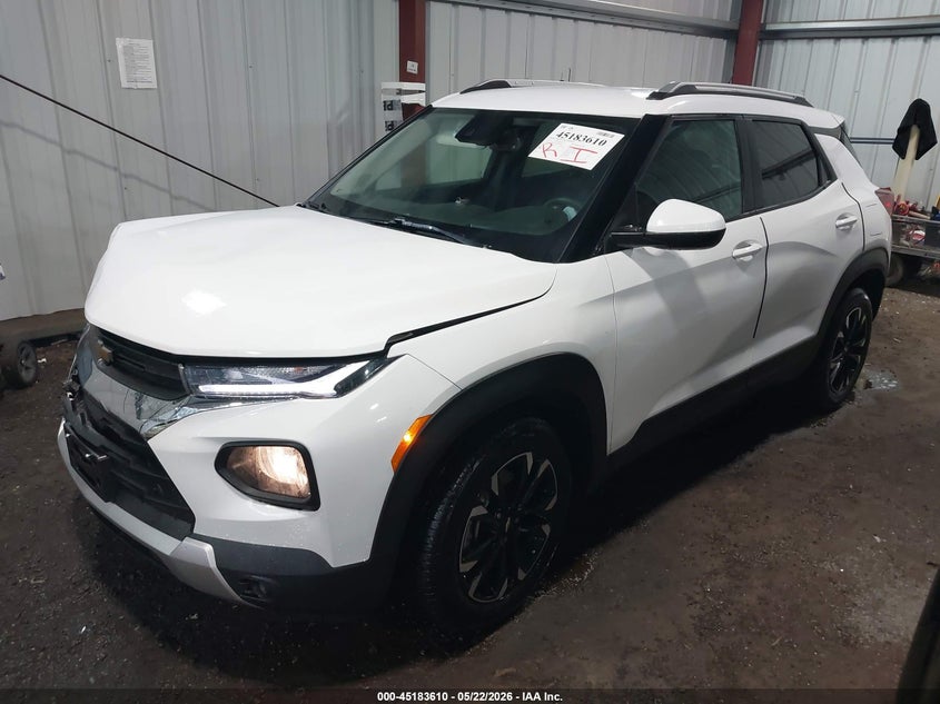 2022 Chevrolet Trailblazer VIN KL79MPSL4NB084828 IAAI salvage auction — FRONT END, Salvage (Virginia), sold $1,900 on 2026-07-23 (photo 2)