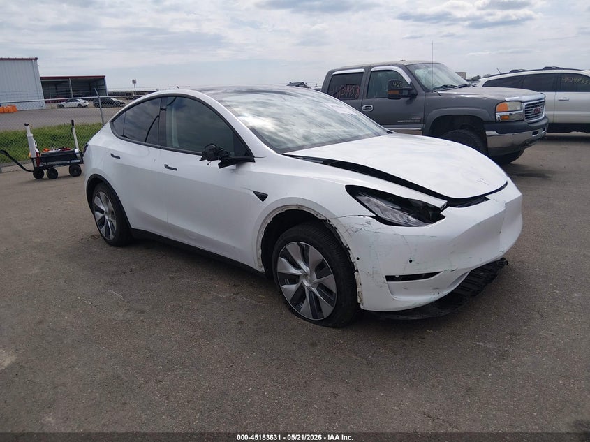 2021 Tesla Model y VIN 5YJYGDEE4MF068903 IAAI salvage auction — FRONT END, Salvage (Minnesota), sold $7,100 on 2026-08-01 (photo 1)