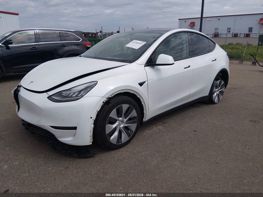 2021 Tesla Model y VIN 5YJYGDEE4MF068903 IAAI salvage auction — FRONT END, Salvage (Minnesota), sold $7,100 on 2026-08-01 (photo 2)