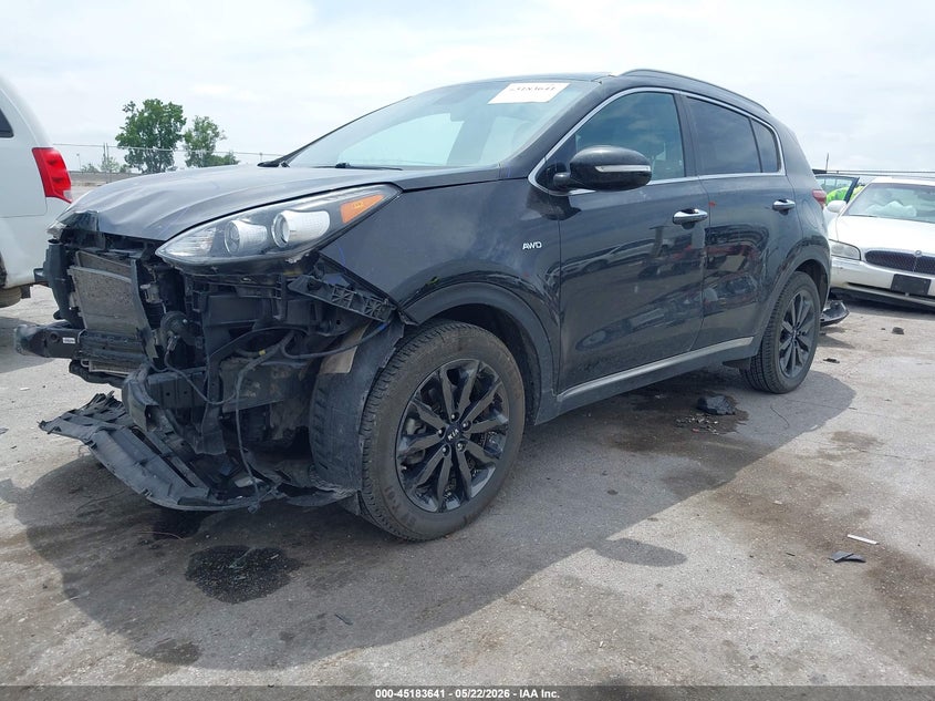 2018 Kia Sportage VIN KNDPNCAC6J7443756 IAAI salvage auction — FRONT END, Salvage (Iowa), sold $3,000 on 2026-07-07 (photo 2)