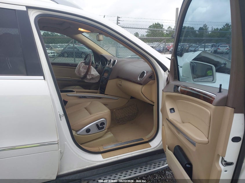 2011 Mercedes-benz Gl-class VIN 4JGBF7BE9BA716106 IAAI salvage auction — FRONT END, Salvage (Mississippi), sold $300 on 2026-07-17 (photo 5)