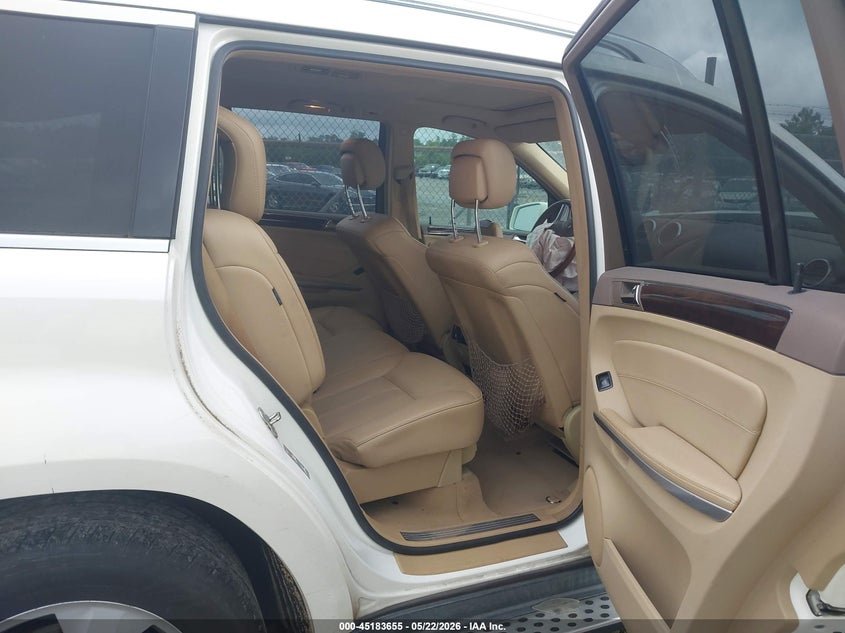 2011 Mercedes-benz Gl-class VIN 4JGBF7BE9BA716106 IAAI salvage auction — FRONT END, Salvage (Mississippi), sold $300 on 2026-07-17 (photo 8)