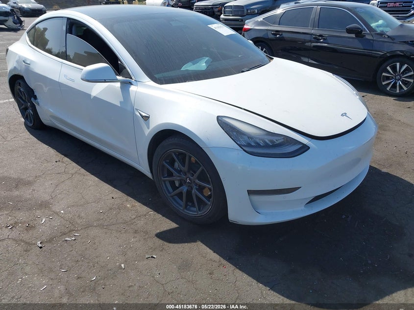 2020 Tesla Model 3 VIN 5YJ3E1EA5LF800059 IAAI salvage auction — RIGHT REAR, Salvage Certificate (California), sold $6,850 on 2026-07-17 (photo 1)