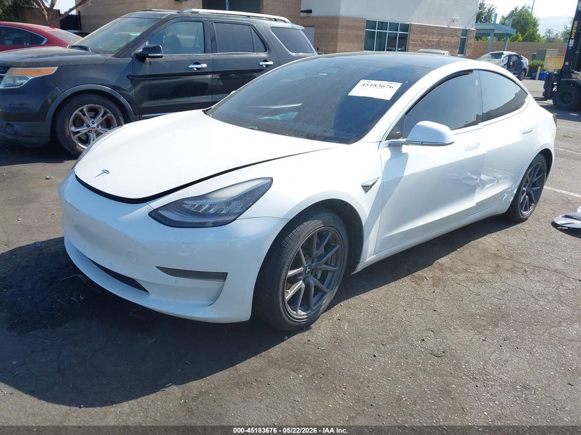 2020 Tesla Model 3 VIN 5YJ3E1EA5LF800059 IAAI salvage auction — RIGHT REAR, Salvage Certificate (California), sold $6,850 on 2026-07-17 (photo 2)