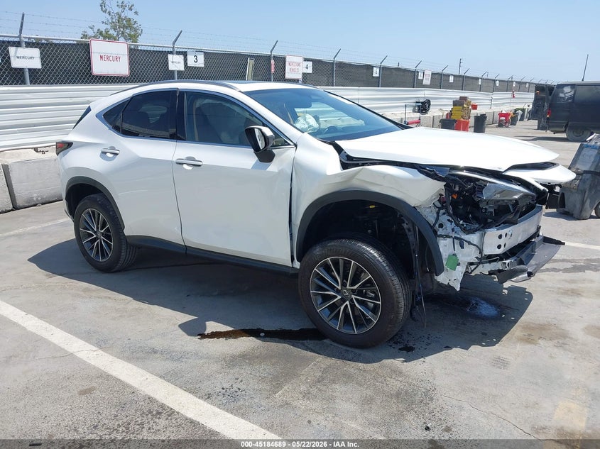 2024 Lexus Nx VIN JTJGKCEZ7R2020648 IAAI salvage auction — Front End, Salvage (California), sold $15,500 on 2026-06-24 (photo 1)