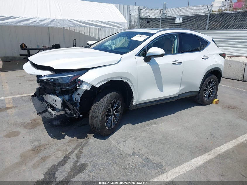 2024 Lexus Nx VIN JTJGKCEZ7R2020648 IAAI salvage auction — Front End, Salvage (California), sold $15,500 on 2026-06-24 (photo 2)