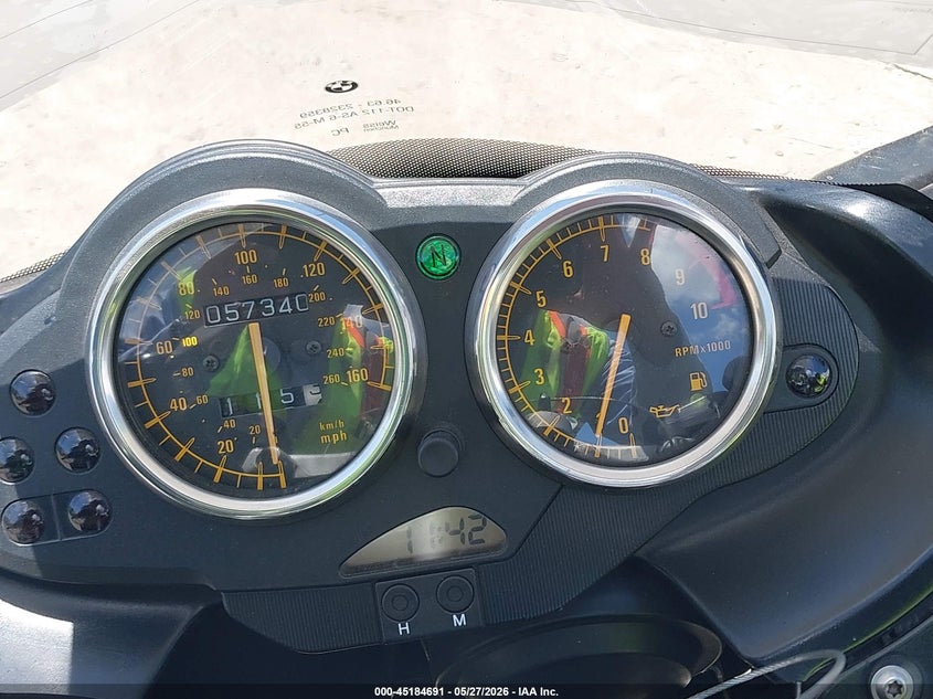 1999 BMW R 1100 VIN WB10432A3XZB50718 IAAI salvage auction — LEFT & RIGHT, Salvage (California), sold $275 on 2026-07-07 (photo 7)