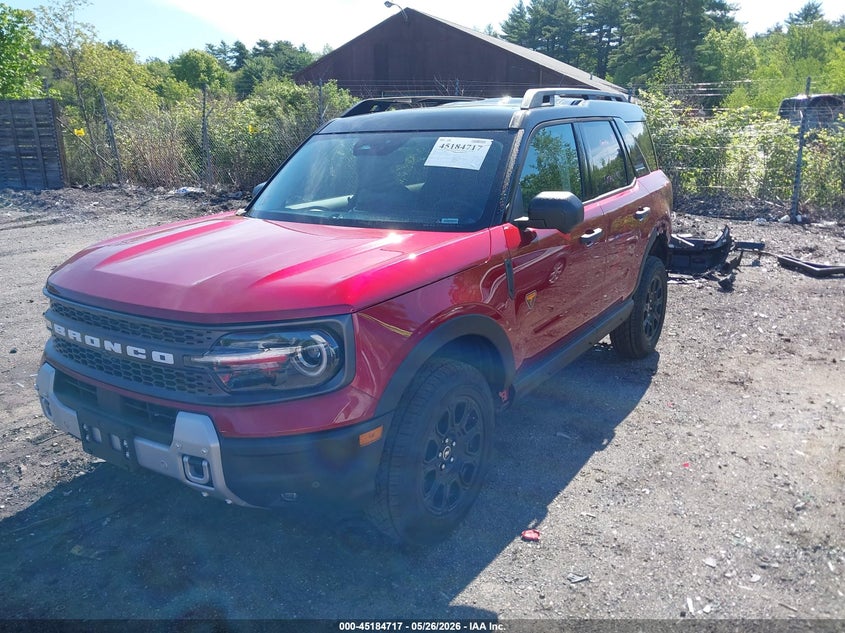 2026 Ford Bronco sport VIN 3FMCR9DA4TRE14165 IAAI salvage auction — REAR END, Salvage (Massachusetts), sold $10,100 on 2026-07-09 (photo 2)