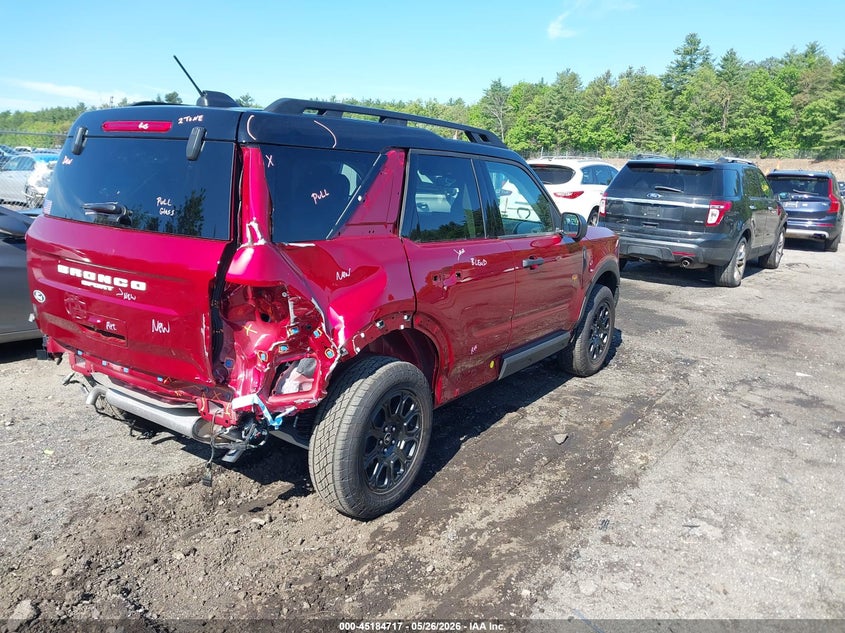 2026 Ford Bronco sport VIN 3FMCR9DA4TRE14165 IAAI salvage auction — REAR END, Salvage (Massachusetts), sold $10,100 on 2026-07-09 (photo 4)