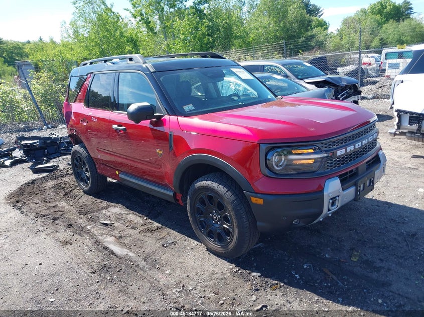 2026 Ford Bronco sport VIN 3FMCR9DA4TRE14165 IAAI salvage auction — REAR END, Salvage (Massachusetts), sold $10,100 on 2026-07-09 (photo 1)