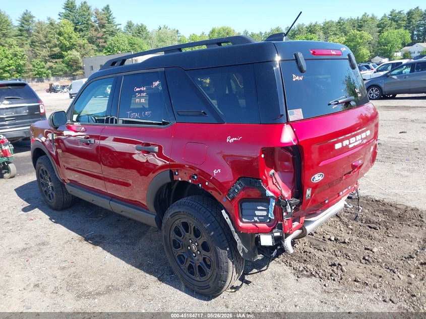 2026 Ford Bronco sport VIN 3FMCR9DA4TRE14165 IAAI salvage auction — REAR END, Salvage (Massachusetts), sold $10,100 on 2026-07-09 (photo 3)