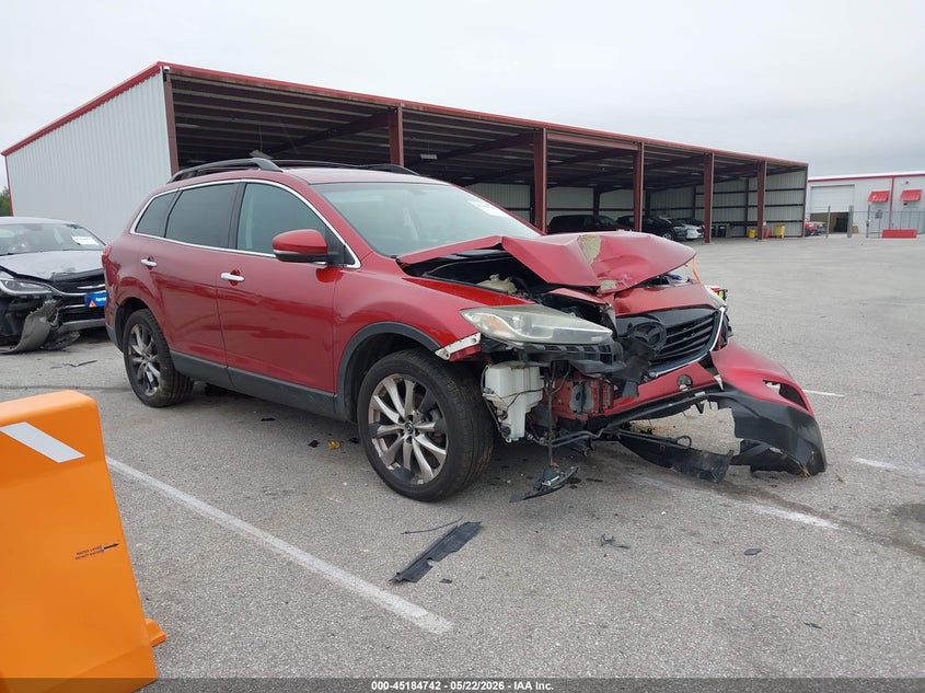 2015 Mazda Cx-9 VIN JM3TB3DA8F0460647 IAAI salvage auction — FRONT END, Clear (Indiana), sold $450 on 2026-07-16 (photo 1)