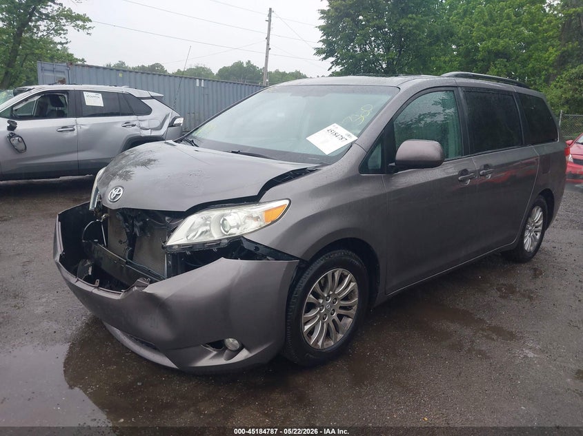 2014 Toyota Sienna VIN 5TDYK3DC9ES511326 IAAI salvage auction — FRONT END, Salvage Title, sold $1,950 on 2026-07-31 (photo 2)