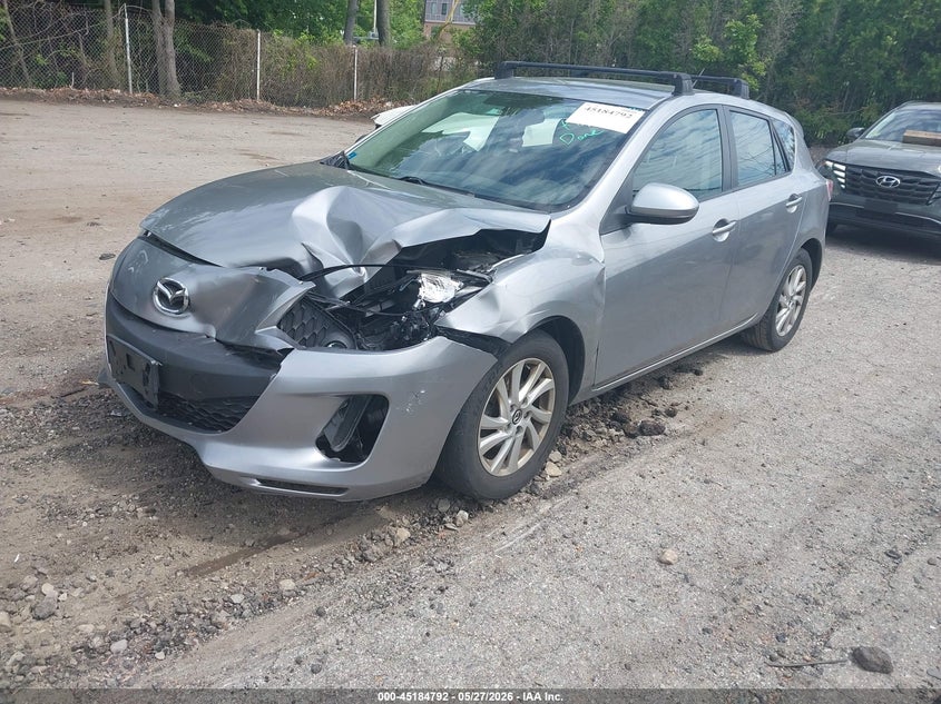 2013 Mazda 3 VIN JM1BL1LP0D1744423 IAAI salvage auction — FRONT END, Salvage Title, sold $600 on 2026-07-21 (photo 2)