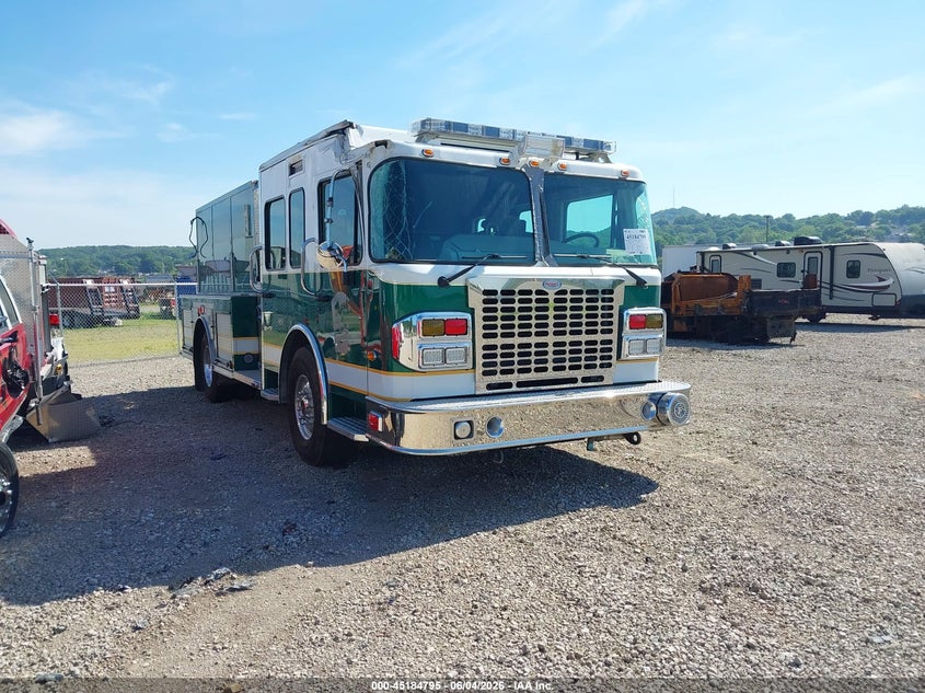 2013 Spartan motors Firetruck VIN 4S7AU2E93DC076682 IAAI salvage auction — Unknown, Salvage (Pennsylvania), sold $3,850 on 2026-08-25 (photo 1)