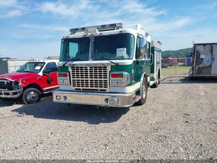2013 Spartan motors Firetruck VIN 4S7AU2E93DC076682 IAAI salvage auction — Unknown, Salvage (Pennsylvania), sold $3,850 on 2026-08-25 (photo 2)