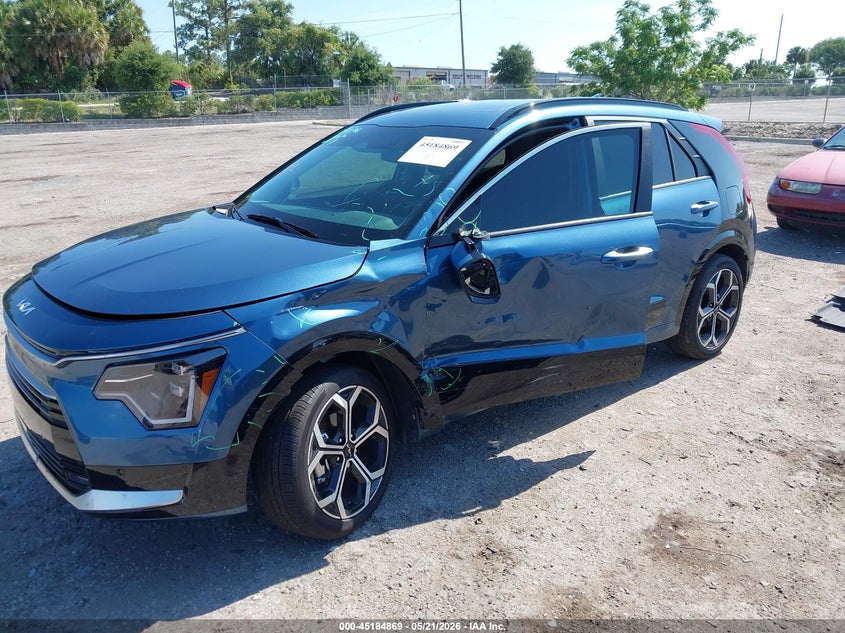 2025 Kia Niro VIN KNDCT3LE3S5249184 IAAI salvage auction — LEFT FRONT, Rebuildable (Florida), sold $10,500 on 2026-07-09 (photo 2)