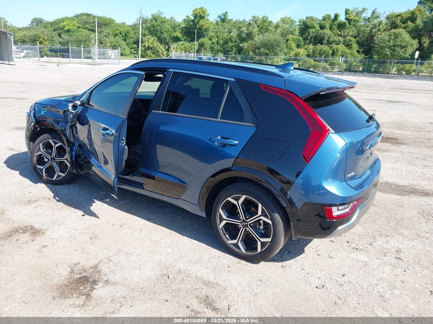 2025 Kia Niro VIN KNDCT3LE3S5249184 IAAI salvage auction — LEFT FRONT, Rebuildable (Florida), sold $10,500 on 2026-07-09 (photo 3)