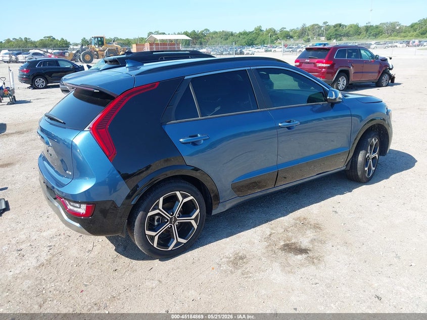 2025 Kia Niro VIN KNDCT3LE3S5249184 IAAI salvage auction — LEFT FRONT, Rebuildable (Florida), sold $10,500 on 2026-07-09 (photo 4)