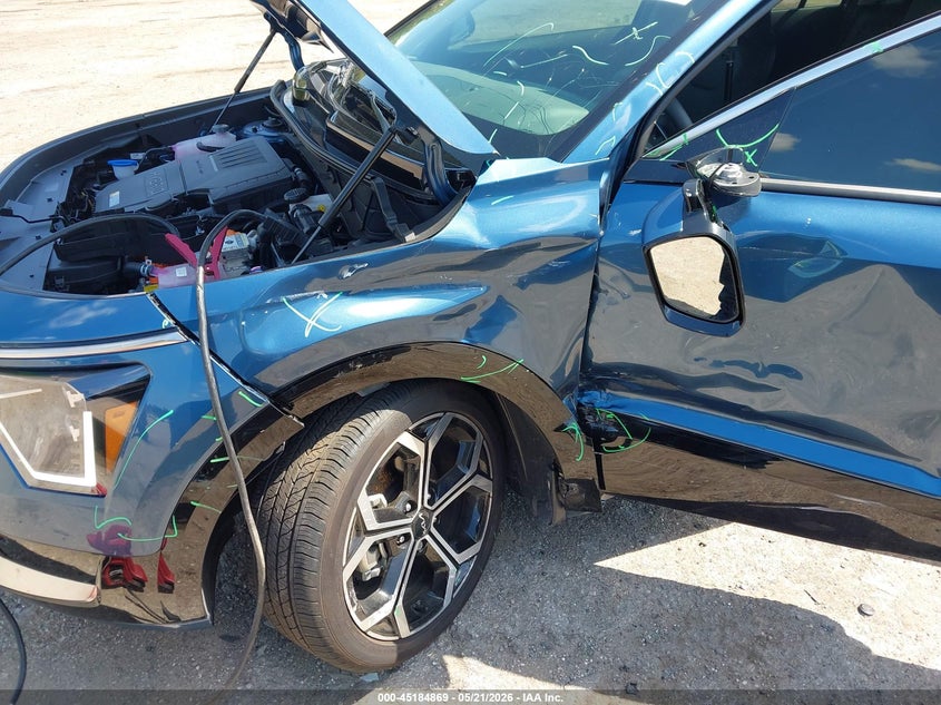 2025 Kia Niro VIN KNDCT3LE3S5249184 IAAI salvage auction — LEFT FRONT, Rebuildable (Florida), sold $10,500 on 2026-07-09 (photo 6)