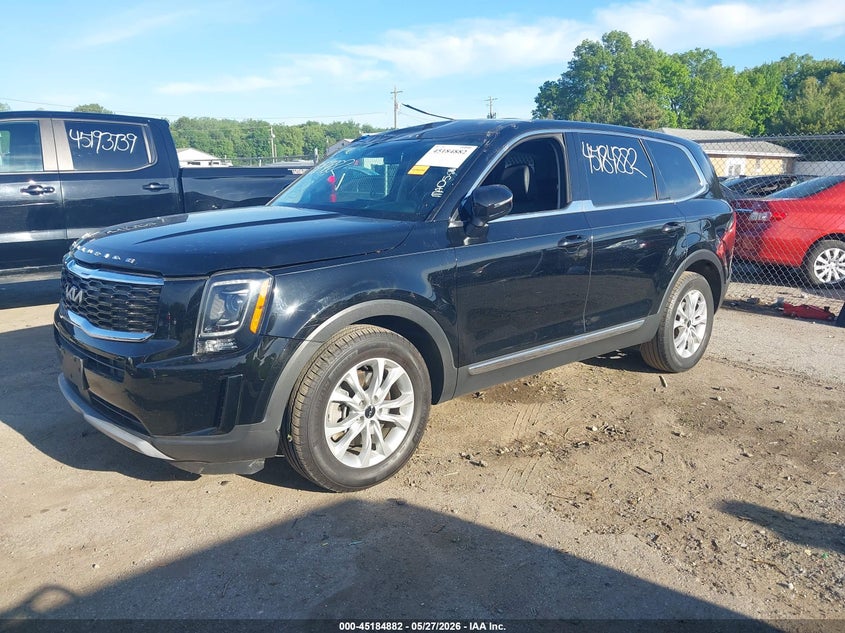 2022 Kia Telluride VIN 5XYP2DHCXNG316473 IAAI salvage auction — ROOF, Salvage Title, sold $6,500 on 2026-07-21 (photo 2)