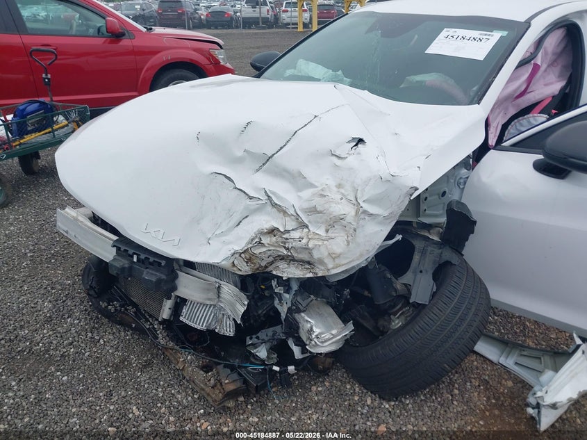2022 Kia K5 VIN 5XXG64J27NG120226 IAAI salvage auction — FRONT END, Salvage (South Carolina), sold $1,750 on 2026-07-10 (photo 6)