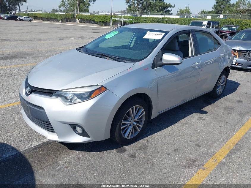 2014 Toyota Corolla VIN 5YFBURHE0EP107693 IAAI salvage auction — RIGHT REAR, Salvage (California), sold $5,400 on 2026-07-07 (photo 2)