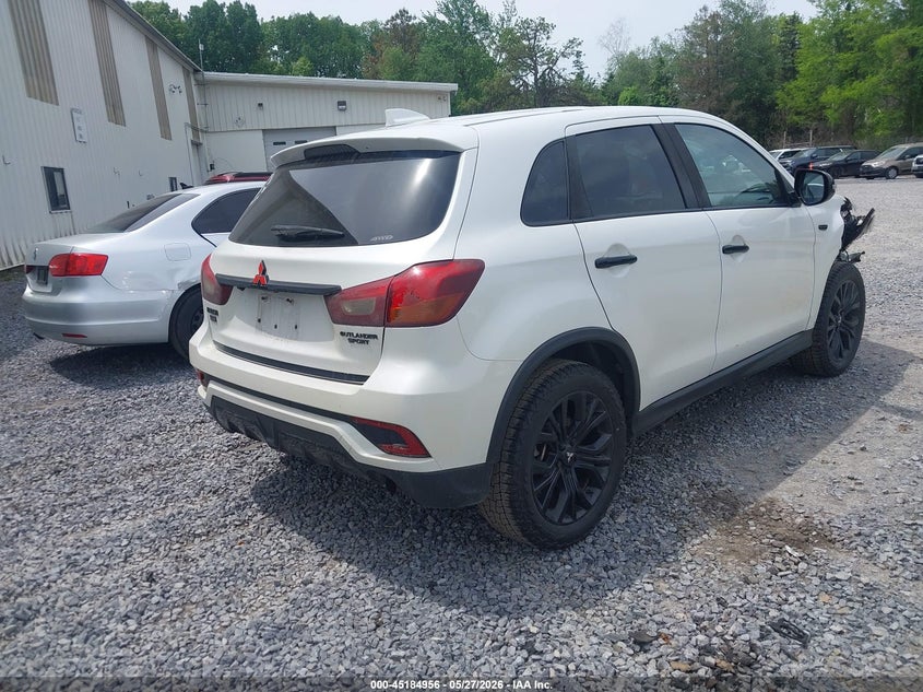 2019 Mitsubishi Outlander VIN JA4AR3AU9KU016054 IAAI salvage auction — FRONT END, Salvage Title, sold $1,750 on 2026-07-07 (photo 4)