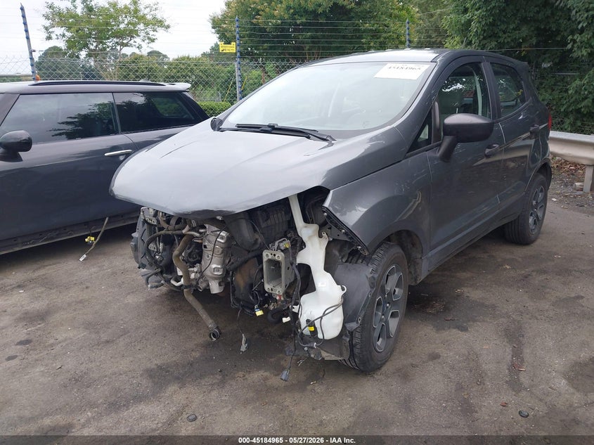 2020 Ford Ecosport VIN MAJ3S2FE2LC331810 IAAI salvage auction — FRONT END, Salvage Title, sold $750 on 2026-07-09 (photo 2)