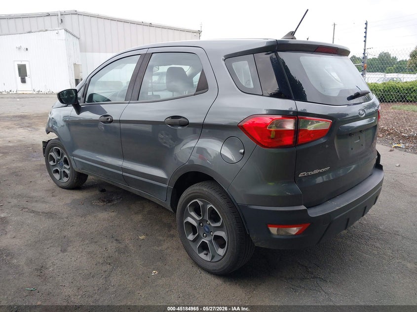 2020 Ford Ecosport VIN MAJ3S2FE2LC331810 IAAI salvage auction — FRONT END, Salvage Title, sold $750 on 2026-07-09 (photo 3)