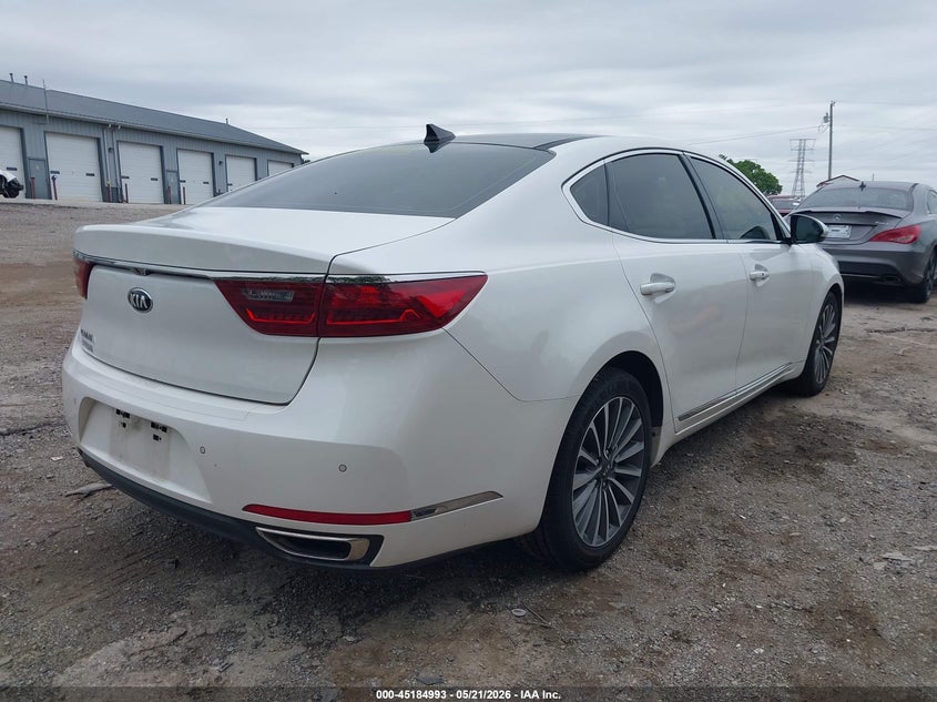 2018 Kia Cadenza VIN KNALC4J1XJ5124796 IAAI salvage auction — LEFT SIDE, Clear (Indiana), sold $4,250 on 2026-07-15 (photo 4)
