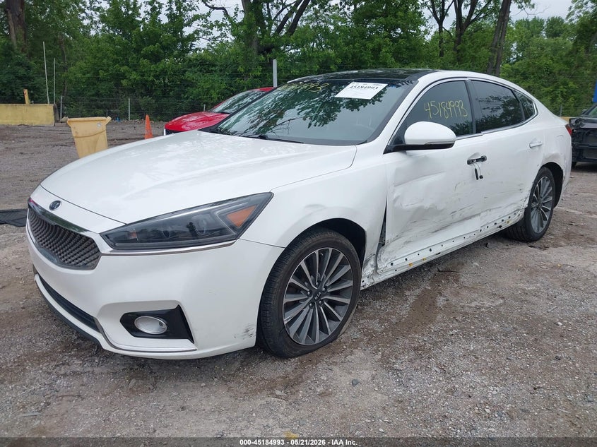 2018 Kia Cadenza VIN KNALC4J1XJ5124796 IAAI salvage auction — LEFT SIDE, Clear (Indiana), sold $4,250 on 2026-07-15 (photo 6)