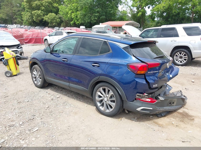 2022 Buick Encore gx VIN KL4MMDSL7NB023575 IAAI salvage auction — REAR END, Salvage (Georgia), sold $25 on 2026-07-31 (photo 3)