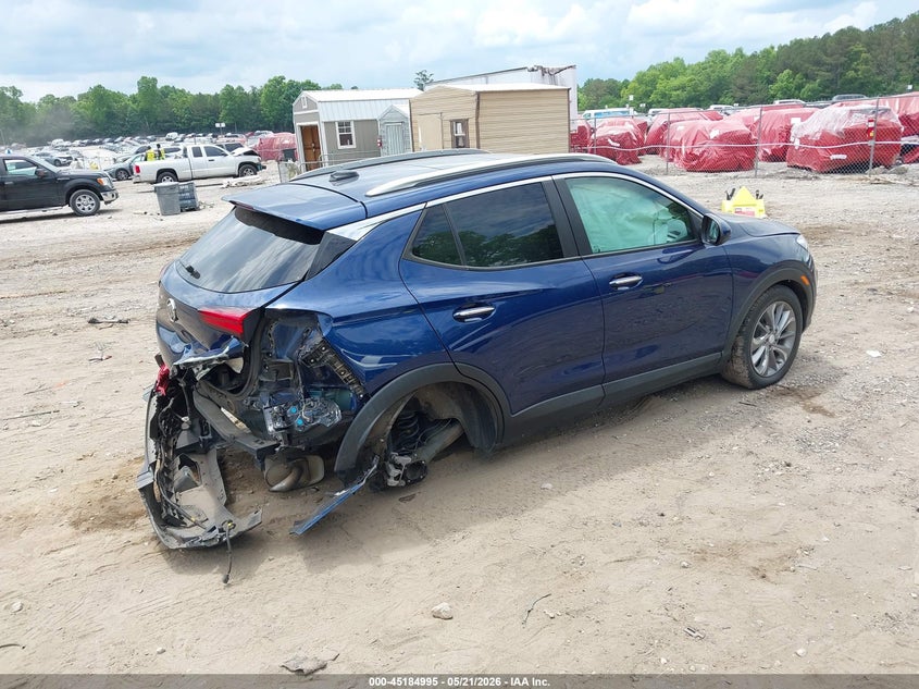 2022 Buick Encore gx VIN KL4MMDSL7NB023575 IAAI salvage auction — REAR END, Salvage (Georgia), sold $25 on 2026-07-31 (photo 4)