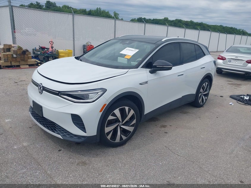 2021 Volkswagen Id.4 VIN WVGDMPE25MP019242 IAAI salvage auction — UNDERCARRIAGE, Salvage Title, sold $9,700 on 2026-07-09 (photo 2)