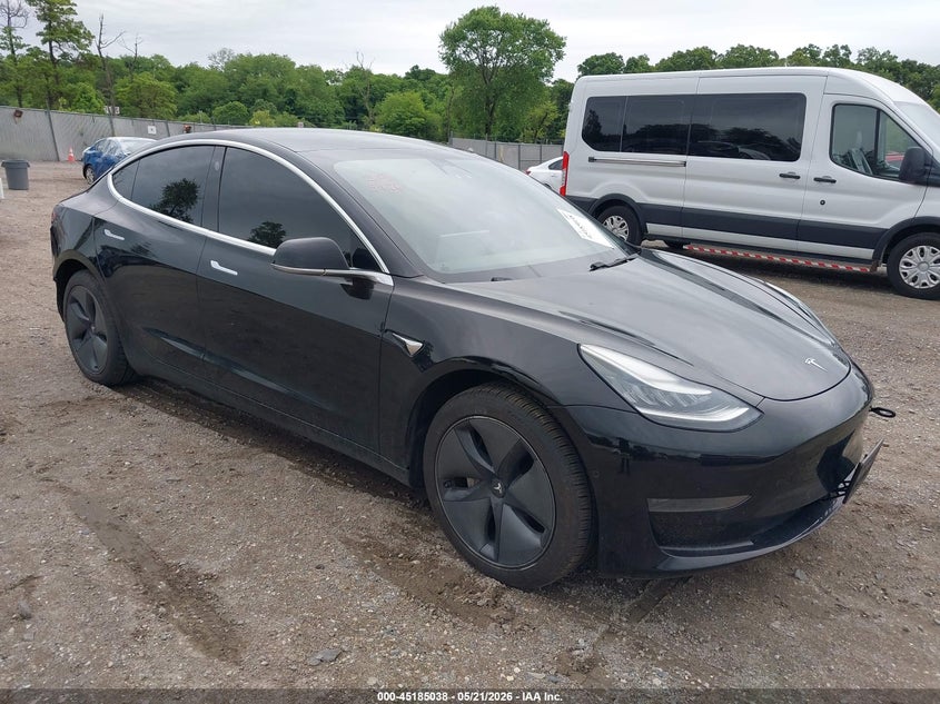 2019 Tesla Model 3 VIN 5YJ3E1EA9KF413058 IAAI salvage auction — REAR END, Salvage (New Jersey), sold $4,550 on 2026-07-31 (photo 1)