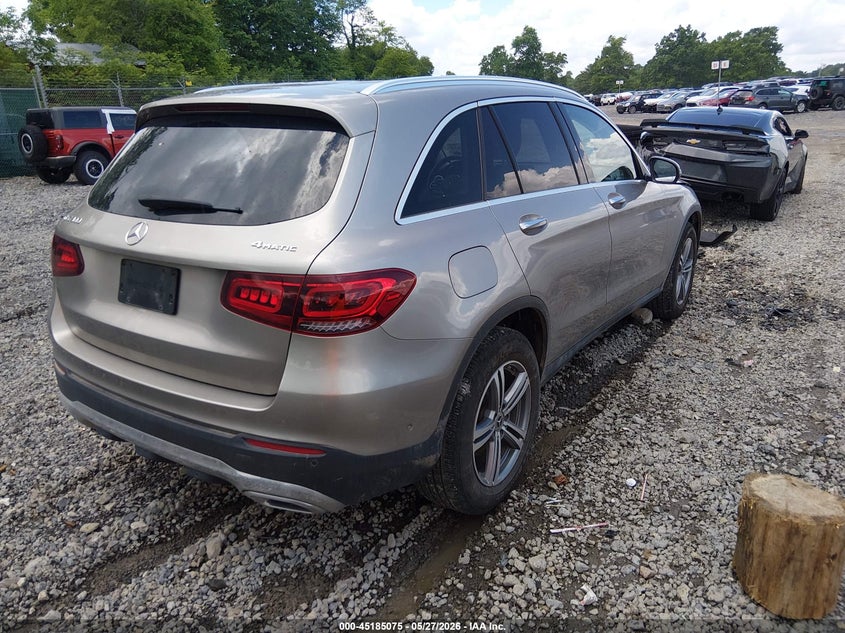 2021 Mercedes-benz Glc VIN W1N0G8EBXMF881645 IAAI salvage auction — FRONT END, Salvage Title, sold $11,300 on 2026-07-29 (photo 4)