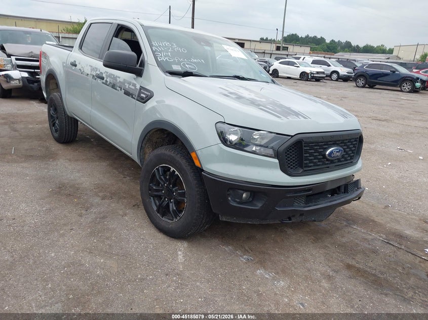 2022 Ford Ranger VIN 1FTER4FH0NLD15242 IAAI salvage auction — LEFT FRONT, Original (Texas), sold $7,000 on 2026-08-01 (photo 1)