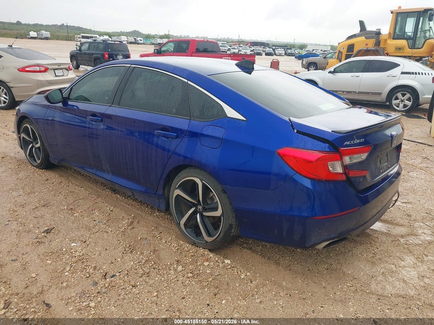 2021 Honda Accord VIN 1HGCV2F37MA023661 IAAI salvage auction — SIDE, Original (Texas), sold $7,300 on 2026-07-30 (photo 3)