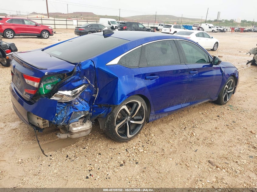 2021 Honda Accord VIN 1HGCV2F37MA023661 IAAI salvage auction — SIDE, Original (Texas), sold $7,300 on 2026-07-30 (photo 4)