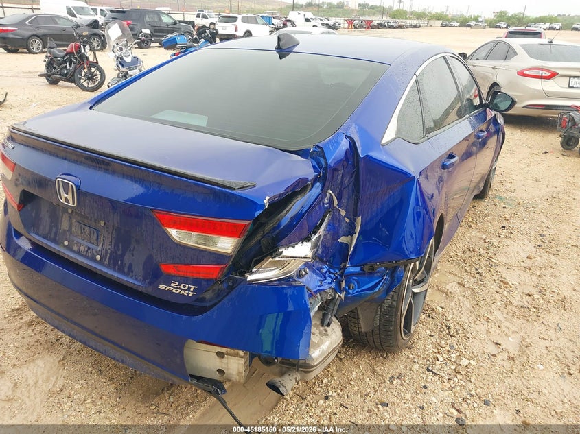 2021 Honda Accord VIN 1HGCV2F37MA023661 IAAI salvage auction — SIDE, Original (Texas), sold $7,300 on 2026-07-30 (photo 6)