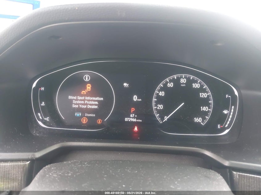2021 Honda Accord VIN 1HGCV2F37MA023661 IAAI salvage auction — SIDE, Original (Texas), sold $7,300 on 2026-07-30 (photo 7)