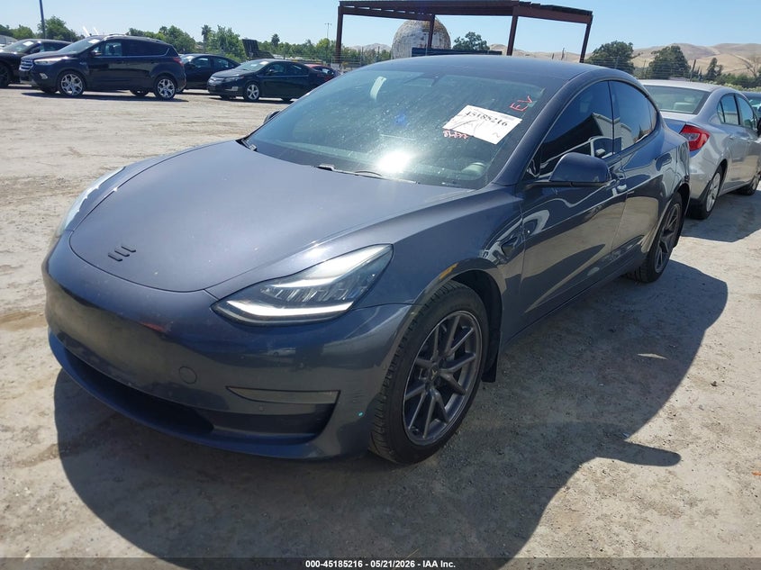 2019 Tesla Model 3 VIN 5YJ3E1EA9KF398576 IAAI salvage auction — REAR END, Salvage (California), sold $7,000 on 2026-08-24 (photo 2)