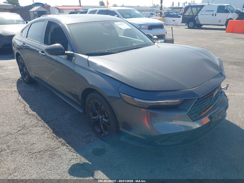2025 Honda Accord VIN 1HGCY1F47SA043027 IAAI salvage auction — LEFT FRONT, Salvage (California), sold $8,200 on 2026-07-10 (photo 1)