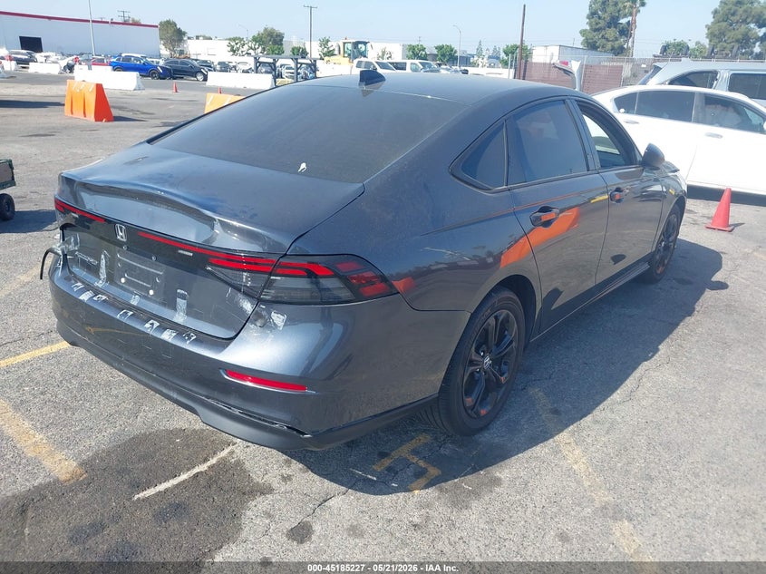 2025 Honda Accord VIN 1HGCY1F47SA043027 IAAI salvage auction — LEFT FRONT, Salvage (California), sold $8,200 on 2026-07-10 (photo 4)