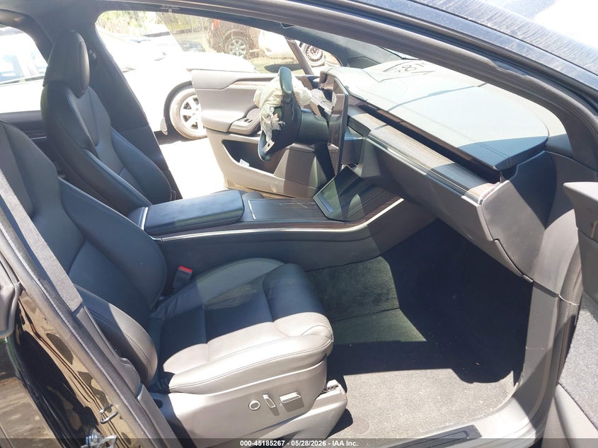 2023 Tesla Model x VIN 7SAXCBE57PF373038 IAAI salvage auction — LEFT FRONT, Salvage - 75% Or Less (Maryland), sold $13,400 on 2026-08-02 (photo 5)