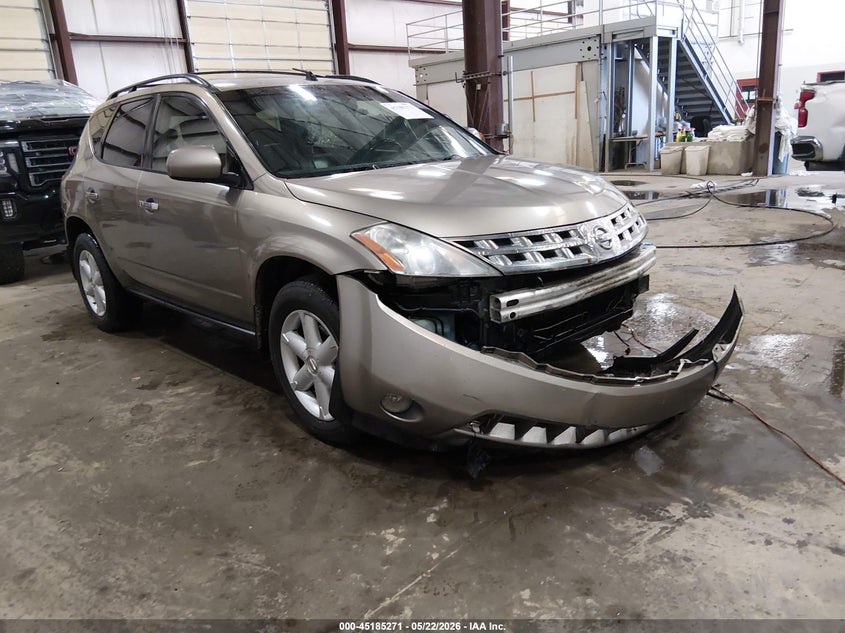2004 Nissan Murano VIN JN8AZ08W34W339071 IAAI salvage auction — FRONT END, Salvage (Idaho), sold $75 on 2026-07-24 (photo 1)