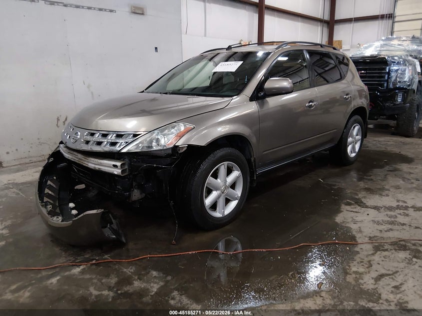 2004 Nissan Murano VIN JN8AZ08W34W339071 IAAI salvage auction — FRONT END, Salvage (Idaho), sold $75 on 2026-07-24 (photo 2)