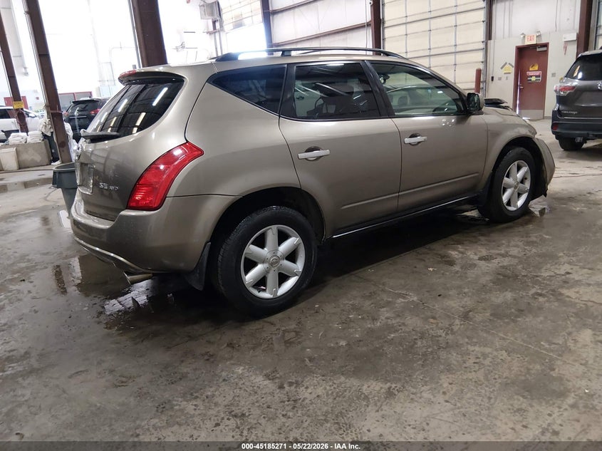 2004 Nissan Murano VIN JN8AZ08W34W339071 IAAI salvage auction — FRONT END, Salvage (Idaho), sold $75 on 2026-07-24 (photo 4)