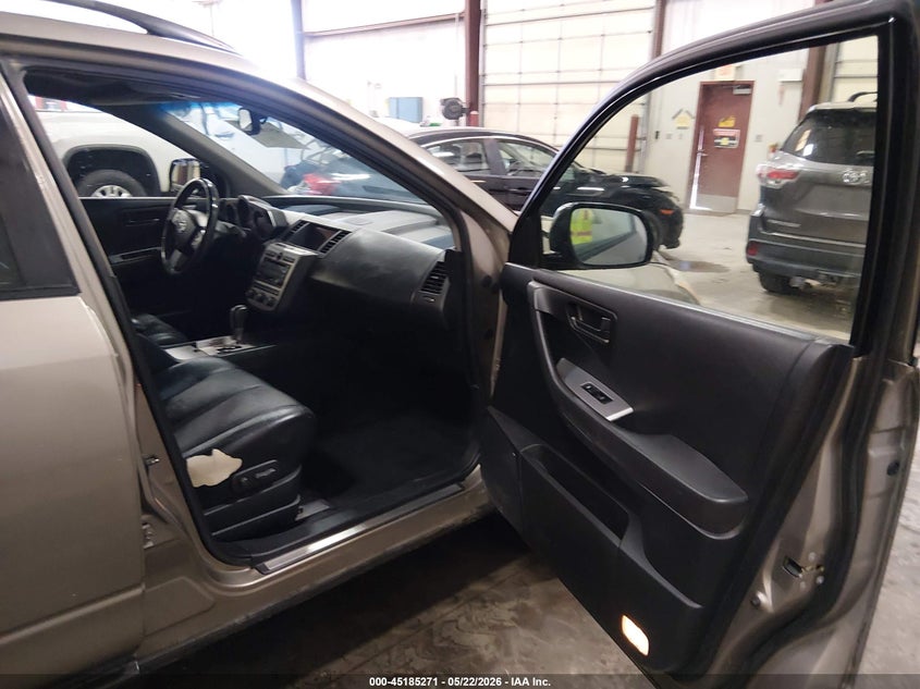2004 Nissan Murano VIN JN8AZ08W34W339071 IAAI salvage auction — FRONT END, Salvage (Idaho), sold $75 on 2026-07-24 (photo 5)